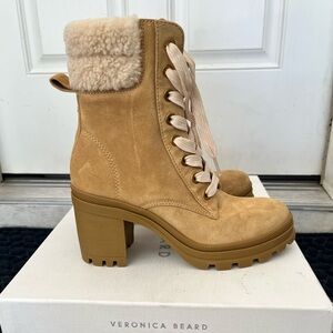NEW Veronica Beard suede boots Size 6.5